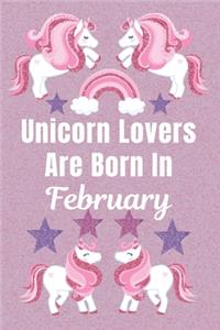 Unicorn Lovers Are Born In February