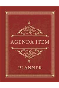 Agenda Item Planner