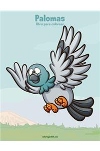 Palomas libro para colorear