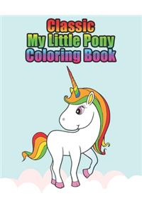 classic my little pony coloring book