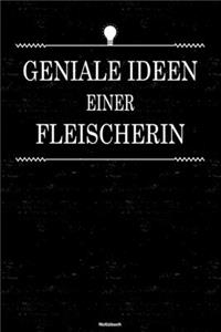 Geniale Ideen einer Fleischerin Notizbuch