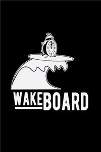 Wakeboard: 6x9 WAKEBOARD - lined - ruled paper - notebook - notes