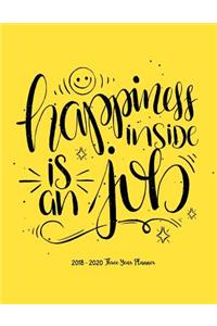 2018 - 2020 Three Year Planner