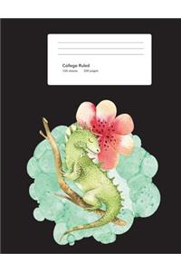 Iguana Composition Book College Ruled