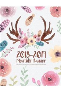 2018-2019 Monthly Planner