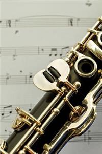 Clarinet Woodwind and Sheet Music Journal