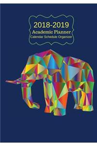 2018-2019 Academic Planner Calendar Schedule Organizer