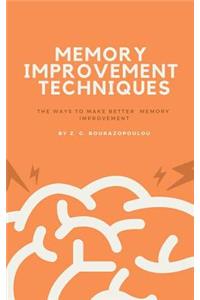 Memory Improvement Techniques