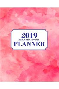 2019 Weekly and Monthly Planner