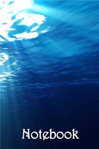 Notebook: Underwater - Bespoke, Personalised Notebook. Contact Us If You Would Like Your Own Image, Name or Other Text on a Book.