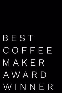 Best Coffee Maker Award Winner