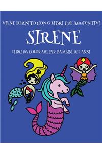Libri da colorare per bambini di 2 anni (Sirene)