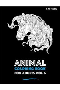 Animal Coloring Book For Adults Vol 6
