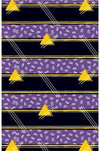 Bullet Journal Abstract Pattern Yellow Triangles