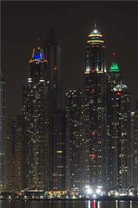 City View of Dubai at Night Journal
