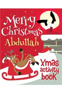 Merry Christmas Abdullah - Xmas Activity Book
