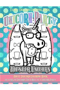 Funny Unicorn Coloring Book Unicorn Party