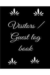 Visitors/Guest log book