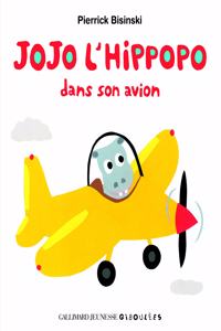 Jojo l'hippopo dans son avion