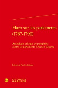 Haro Sur Les Parlements (1787-1790)