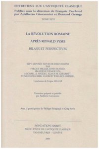 La Revolution Romaine Apres Ronald Syme