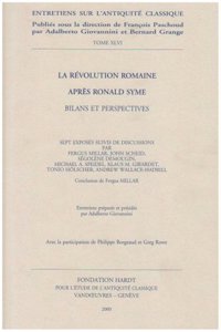 La Revolution Romaine Apres Ronald Syme