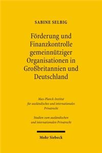 Forderung und Finanzkontrolle gemeinnutziger Organisationen in Großbritannien und Deutschland