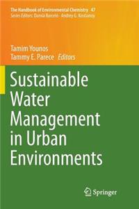 Sustainable Water Management in Urban Environments