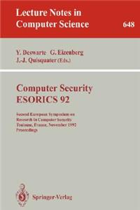 Computer Security - Esorics 92