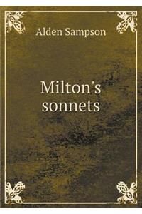 Milton's Sonnets