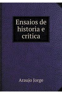 Ensaios de historia e critica