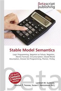 Stable Model Semantics