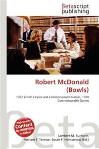 Robert McDonald (Bowls)