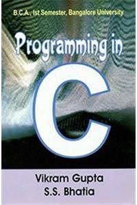 Programming In C Bca Ist SemBangalore