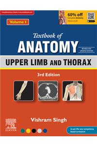 Textbook of Anatomy: Upper Limb and Thorax, Vol 1, 3rd Updated Edition, eBook
