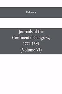 Journals of the Continental Congress, 1774 1789