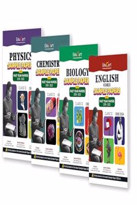 Educart CBSE Class 12 Sample Papers Bundle - Physics, Biology, Chemistry & English 2023-24 (Introducing Revision Maps and Past Year Papers) 2024
