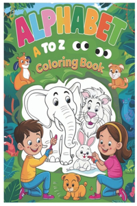 Alphabets A to Z Coloring book