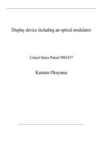 Display device including an optical modulator