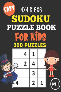 Easy Sudoku Puzzle Book for Kids
