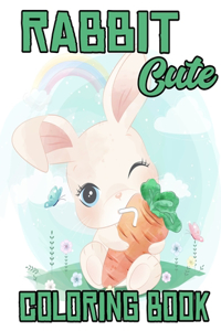 Rabbit Cute Coloring Book
