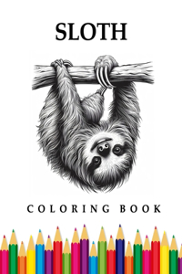 Sloth Coloring Book