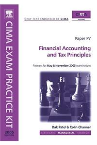 Financial Accounting and Tax Principles