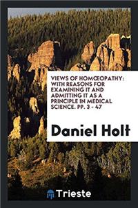Views of Homoeopathy