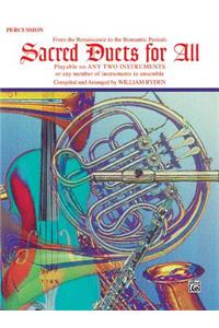 Sacred Duets for All - Perc.