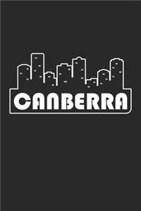 Canberra Notebook - Australia Gift - Skyline Canberra Journey Diary - Australia Travel Journal