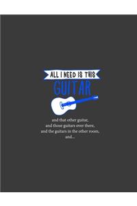 All I need is this Guitar