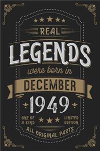 Real Legends were born in December 1949