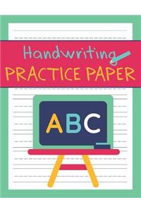 Handwriting Practice Paper ABC