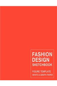 Fashion Design Sketchbook Figure Template White & Graph Paper